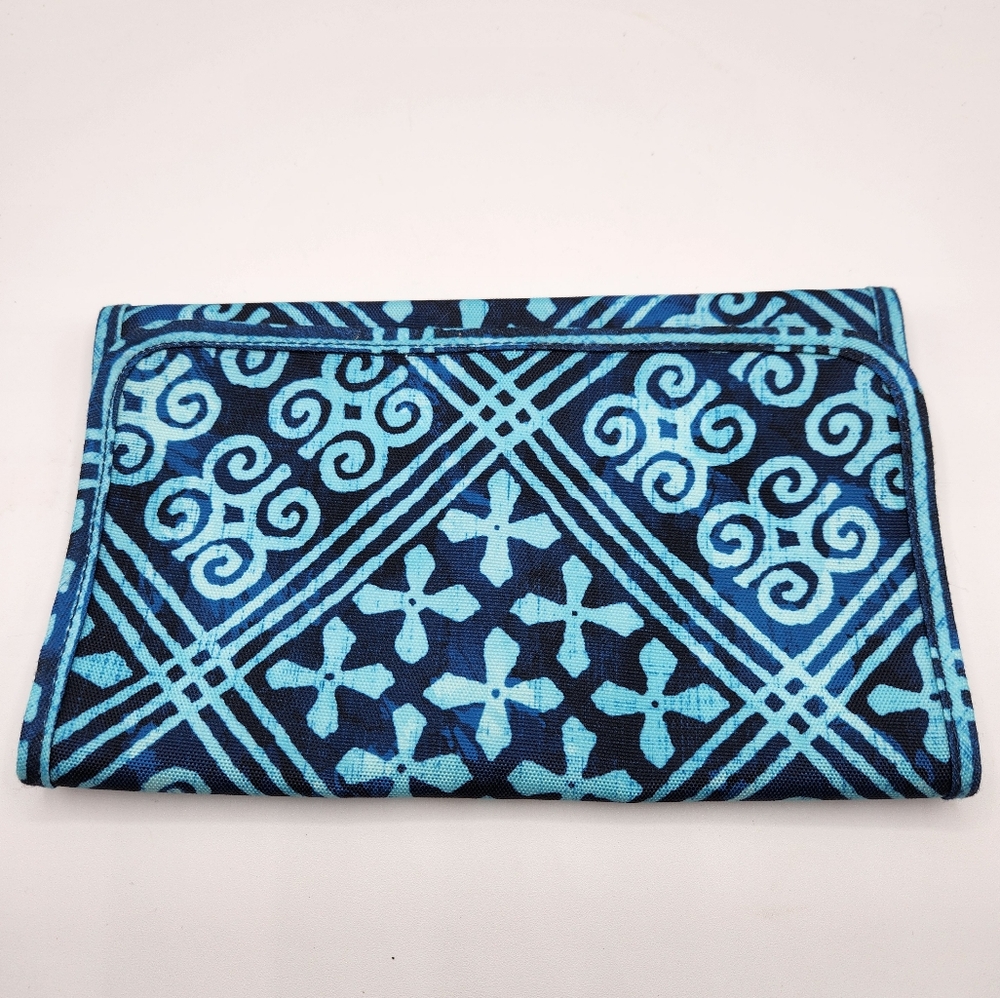 Vera Bradley Cosmetic Brush Organizer with Cuban Tiles Design